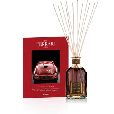 The Ferrari Book passion for design en diffuser Dr Vranjes Anniversario oud nobile